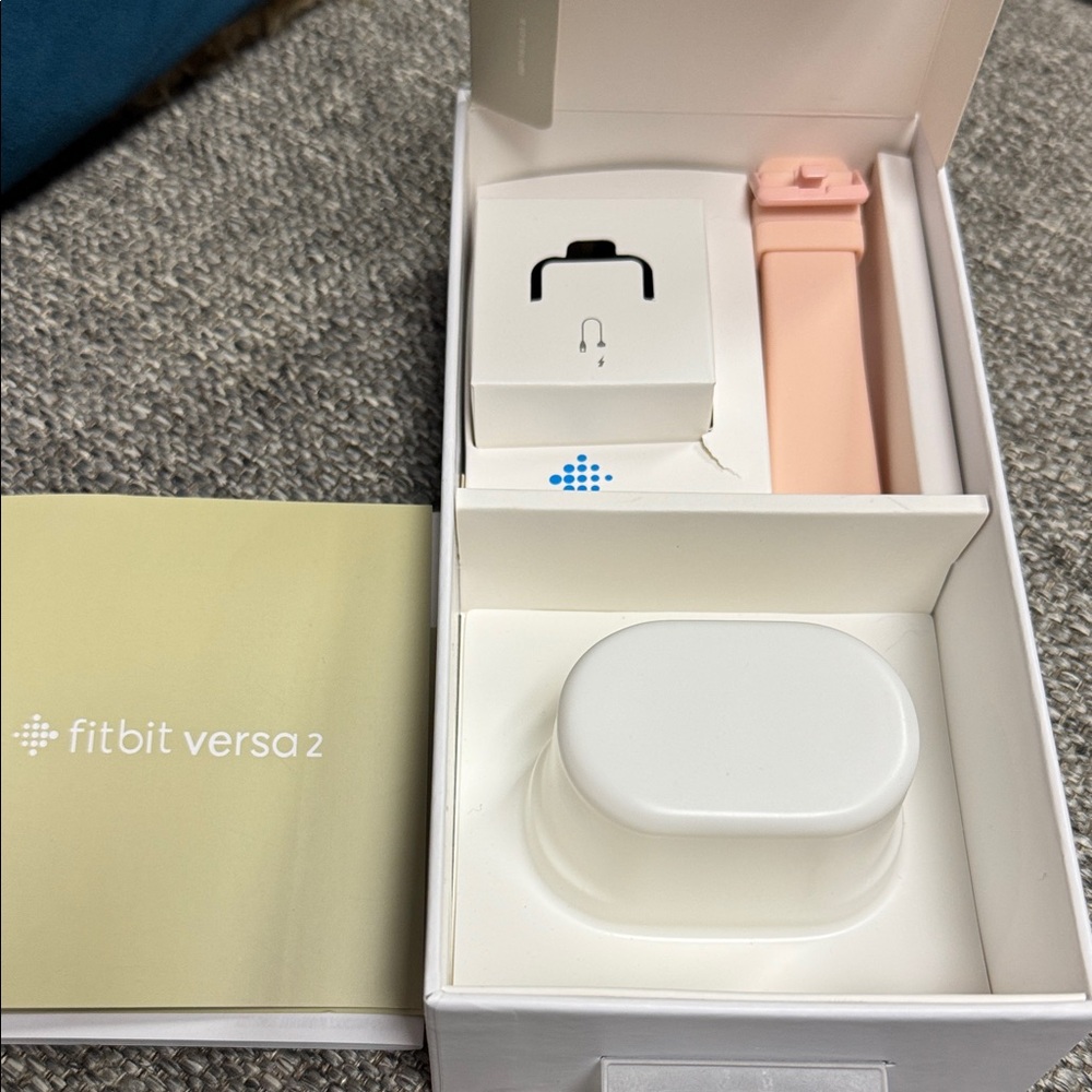 Fitbit Versa 2 with Soft Pink Band